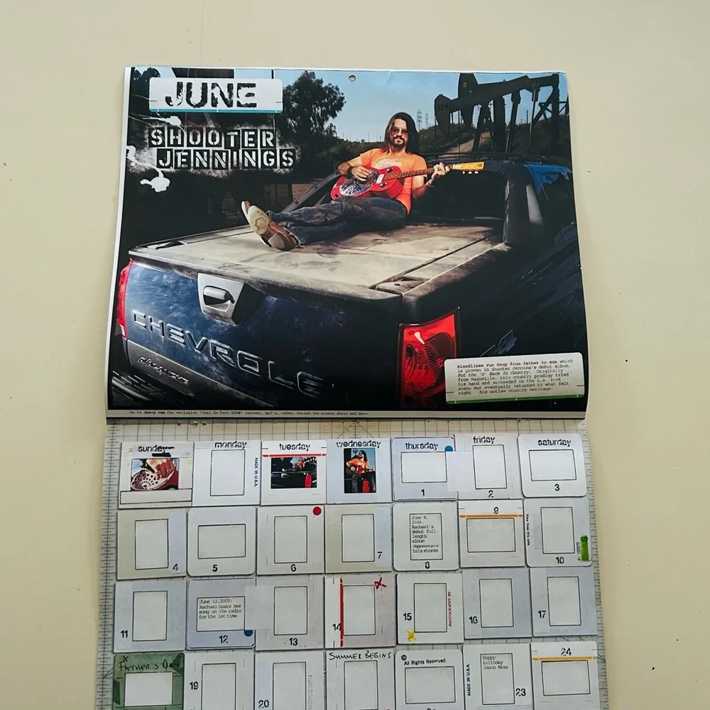 CHEVY / Year In Rock 2006 Calendar